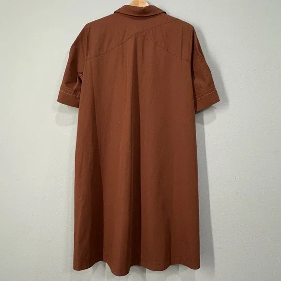 Lafayette 148 Shirt Dress Medium - Picture 4 of 16